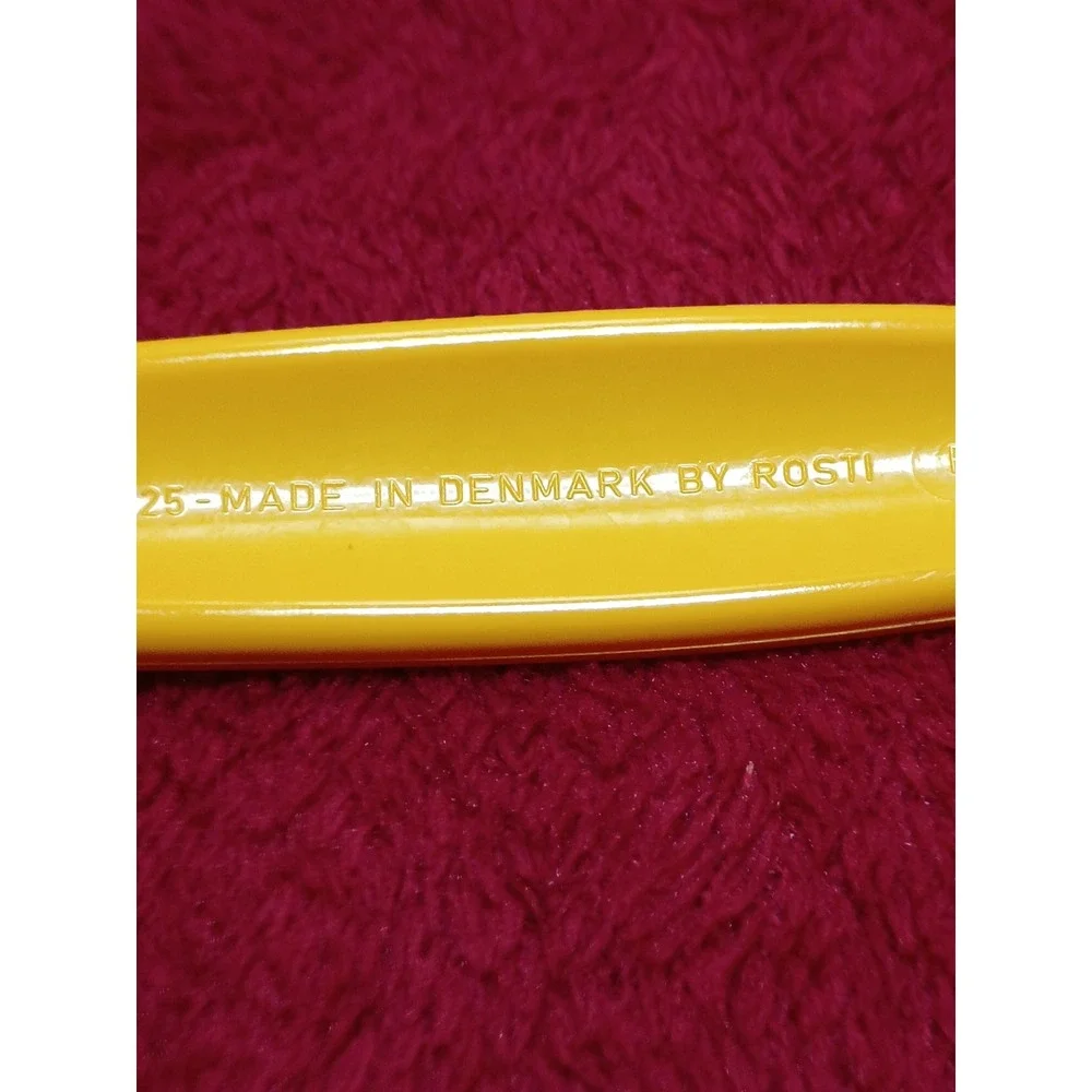 Mepal Rosti Melamine Ladle Yellow 2525 Made in Denmark for Hutzler Vintage MCM